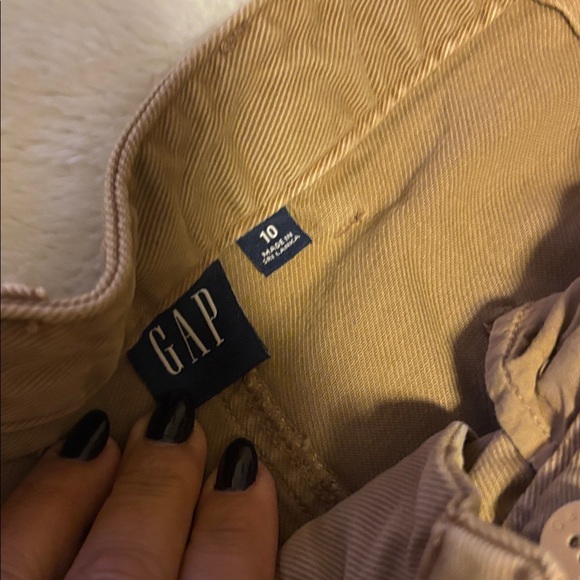 NWOT- GAP Brown Mid Rise Twill Barrel Trousers, Never worn - Picture 10 of 13